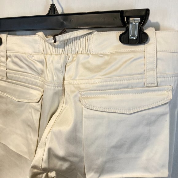 Coast Weber Ahaus women's size 44 IT off-white elastic waist satin pants 32x28 - Picture 6 of 10